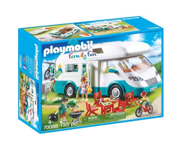 PLAYMOBIL Family Fun Mobile home med familie - 70088