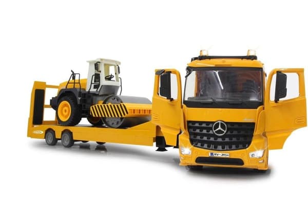 Jamara Transporter Rc Mercedes-benz Actros 2,4 Ghz Keltainen 1:20
