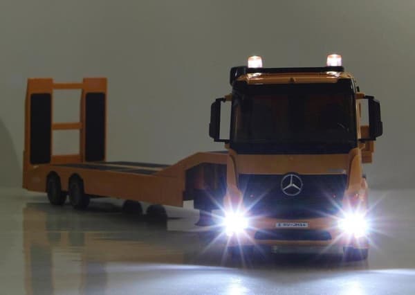 Jamara Transporter Rc Mercedes-benz Actros 2,4 Ghz Keltainen 1:20