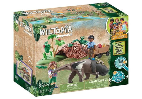 PLAYMOBIL Wiltopia myrsloksvård - 71012