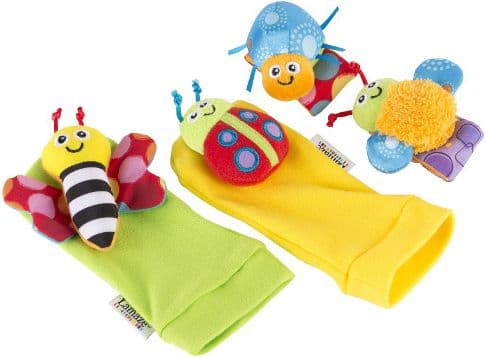 Lamaze Gardenbug Wrist Rattle Set