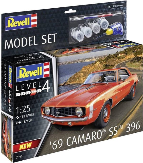 Revell 67712 -mallisarja 69 Camaro® SS™ 396 -auto (rakennussarja) 1:25