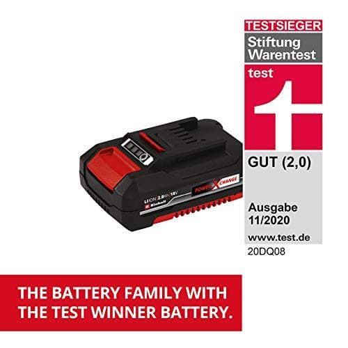 Einhell TE-AG 18/115 Li (1x4.0Ah) Power X-Change 4431134 akkukulmahiomakone sis. akun, sis. laturin, sis. leikkuulevyn, sis. pussin 18 V 4000 mAh (443