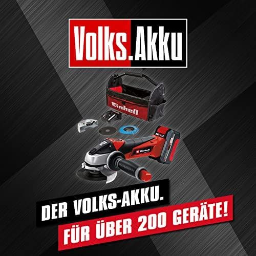 Einhell TE-AG 18/115 Li (1x4.0Ah) Power X-Change 4431134 akkukulmahiomakone sis. akun, sis. laturin, sis. leikkuulevyn, sis. pussin 18 V 4000 mAh (443