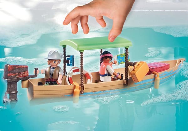 PLAYMOBIL Wiltopia Boat Trip to the Manatees - 71010