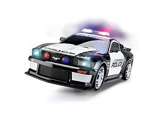 Revell Control 24665 RC Scale US Police Ford Mustang, GHz fjärrkontroll, utbytbart Li-Ion batteri, LED-belysning, blåljus, siren, 33 cm fjärrstyrd bil