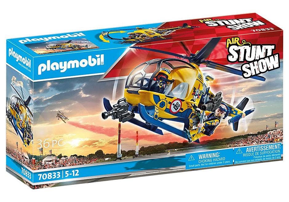 PLAYMOBIL Air Stunt Show Film Crew Helikopter - 70833