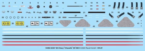 Revell - Chevelle SS 396 Special Edition 1969 Chevrolet Scale 1:25 -sarja