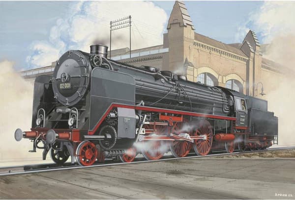 1:87 Revell 02171 Expresslok BR 02 & Tender 2'2'T30 Plastsats