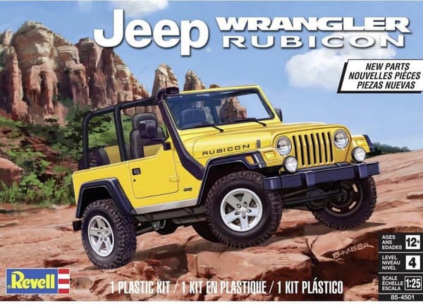 1:25 Revell 14501 Jeep Wrangler Rubicon - Special Release Edition! plastsats