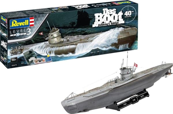 Revell 05675 RV 1:144 Das Boot Collectors Edition - 40th Anniversary Boot (byggsats) 1:144