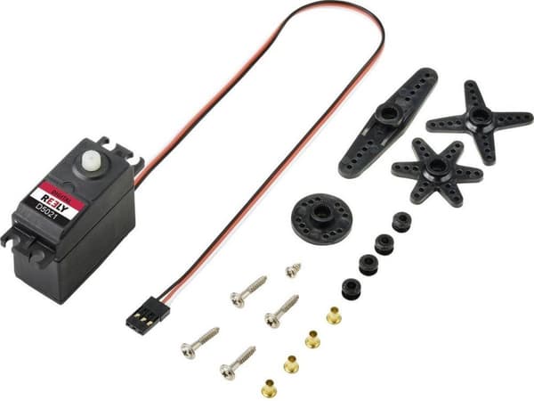 Reely Standard servo D5021 Digitaalinen servo Materiaali (käyttö): Muovi Pistokejärjestelmä: JR