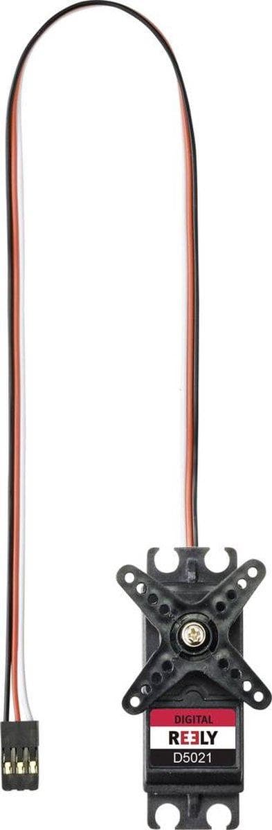 Reely Standard servo D5021 Digitaalinen servo Materiaali (käyttö): Muovi Pistokejärjestelmä: JR