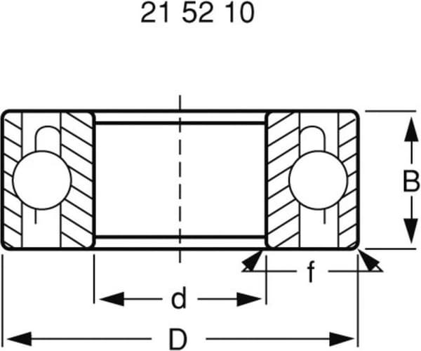 Reely 4X 295620 + 4X 295655 Tuning Part Kuglelejesæt Touring Car