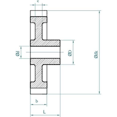 Reely Polyacetal Head Gear M 0.5 Z 40