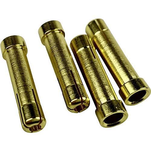 Reely adapterkontakt [1x 4 mm guldkontaktkontakt - 1x 5 mm guldkontaktuttag] 1605782