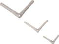 Miniatyrbillede 2 af 4: Stifthængsel Rund plastikrulle (Ø xl) 2,5 mm x 48 mm 5 stk.