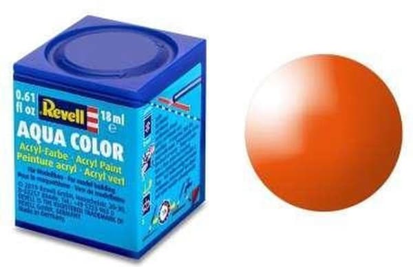 Revell Aqua #30 Orange - Glans - RAL2004 - Akryl - 18 ml malingskrukke