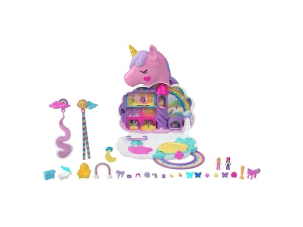 Mattel Polly Pocket Unicorn skjønnhetssalong HKV51