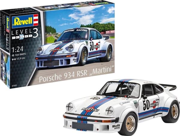 Revell sæt Porsche 934 RSR "Martini"