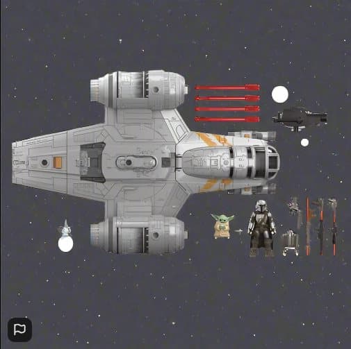 Star Wars Mission Fleet Razor Crest