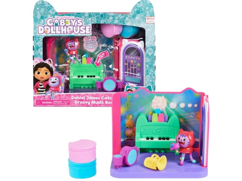 Gabby´s Dollhouse Deluxe Music Room DJ Catnip's CDON
