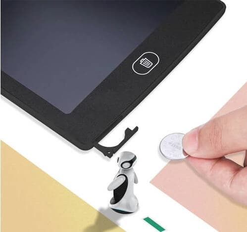 Ritplatta för Barn med 8,5" LCD Display - Monokrom - Svart