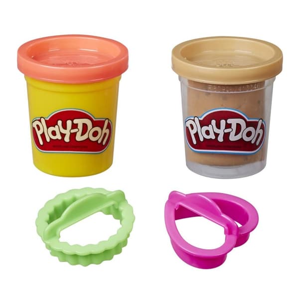Play-Doh Kitchen Creations -keksipurkki, jossa on 2 savea, eri värejä