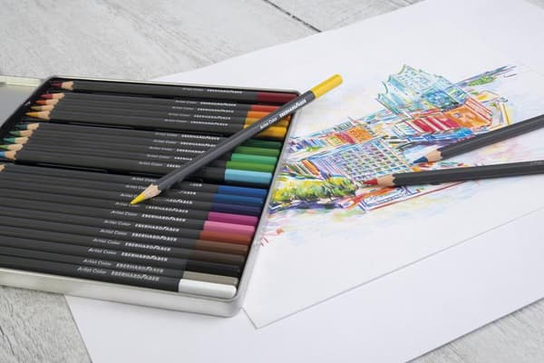 Eberhard Faber EF-516124 Färgpennor Metallfodral A 24 delar