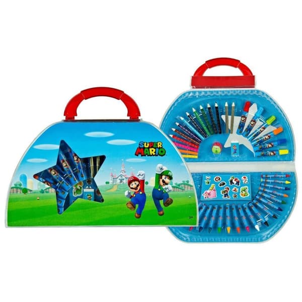Super Mario färgfodral 51 delar