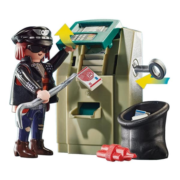 Playmobil 70572 City Action Polis Motorcykel Jakten på pengarrånaren