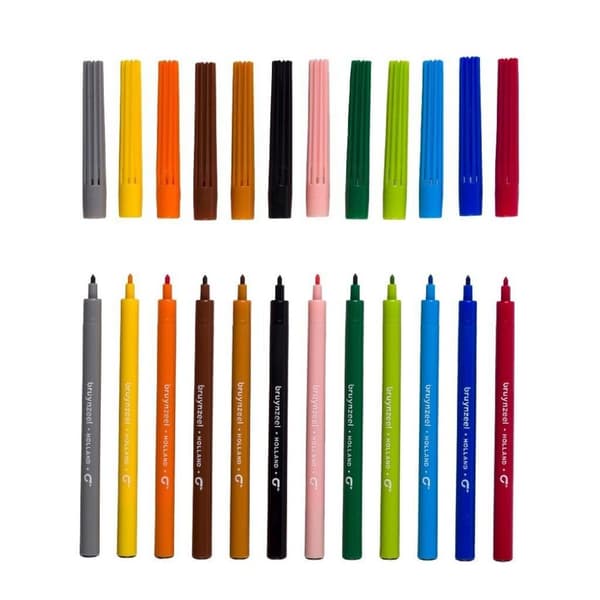 Bruynzeel filtpennor 12 färger