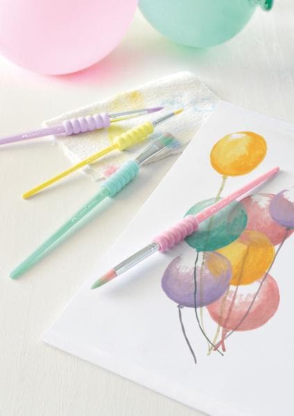 Faber Castell FC-481620 sivellinsetti Soft Touch 4 kpl pastellivärejä