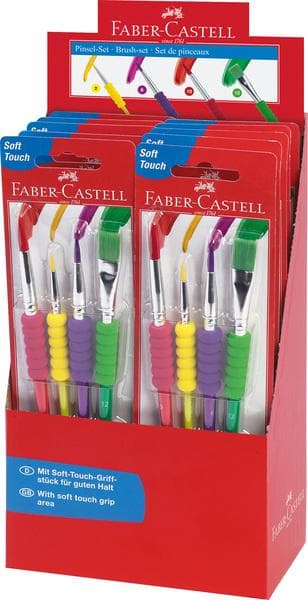 Faber Castell FC-481600 Børstesæt Plast 4 stk