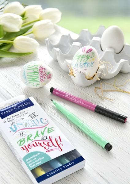 Faber Castell FC-267116 Ritpenna Faber-Castell Pitt Artist Pen Handbokstäver I 6-delat fodral