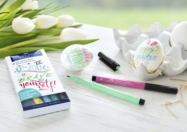 Faber Castell FC-267116 Ritpenna Faber-Castell Pitt Artist Pen Handbokstäver I 6-delat fodral