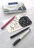 Miniatyrbillede 3 af 3: Faber Castell FC-167508 Pitt Artist Pen Kalligrafi Sæt 8 penne