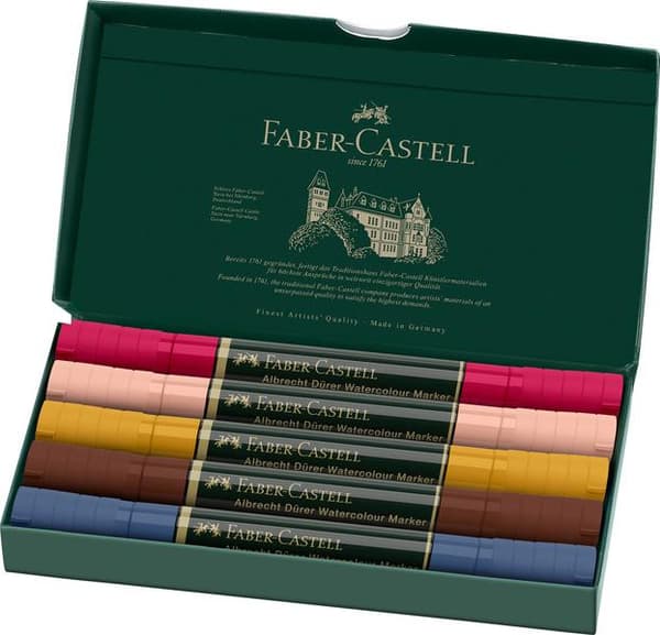 Faber Castell FC-160307 WK25Akvarelmærke FC AlbrechtDürer 5 stykker portræt
