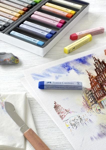 Faber Castell FC-128336 Pastel Chalk Creative Studio Softpastel Penalhus med 36 dele