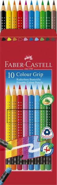 Faber Castell FC-116613 farveblyant Faber-Castell GRIP 2001 Sletbart etui med 10 stykker
