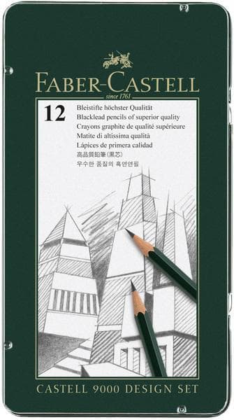 Faber Castell FC-119064 Penna 9000 Design Set