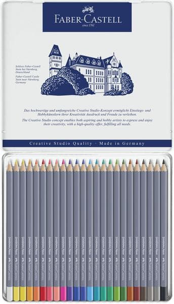 Faber Castell FC-114624 Akvarel blyant Faber-Castell Goldfaber pose 24 stk.