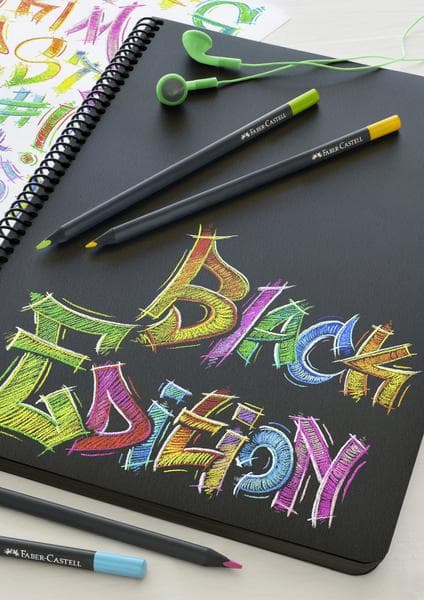 Faber Castell FC-116424 farveblyanter sort udgave i etui 24 stk.