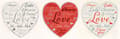 Miniatyrbillede 3 af 6: Avery AV-56813 Deco-klistermærke Box Hearts 3 Designs