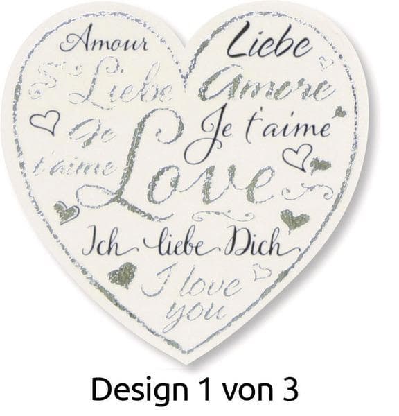 Avery AV-56813 Deco-klistermærke Box Hearts 3 Designs