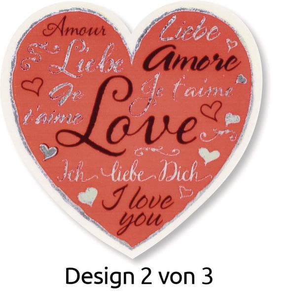 Avery AV-56813 Deco-klistermærke Box Hearts 3 Designs
