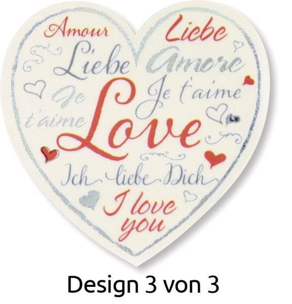 Avery AV-56813 Deco-klistermærke Box Hearts 3 Designs