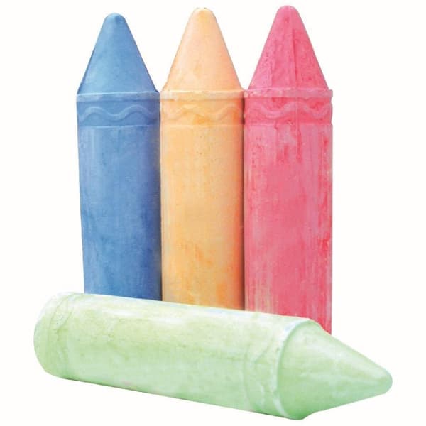 Clown Super Sidewalk Chalk 4 Delar Assorted