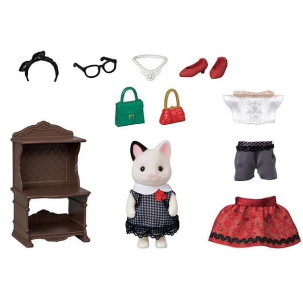 Sylvanian Families 5462 Fashion Playset Tuxedo Cat
