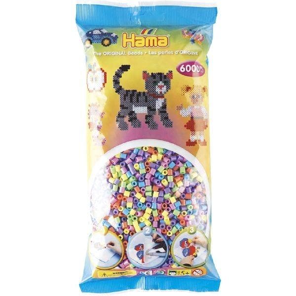 Hama 20550 sulakehelmet pastelli 6000 kpl